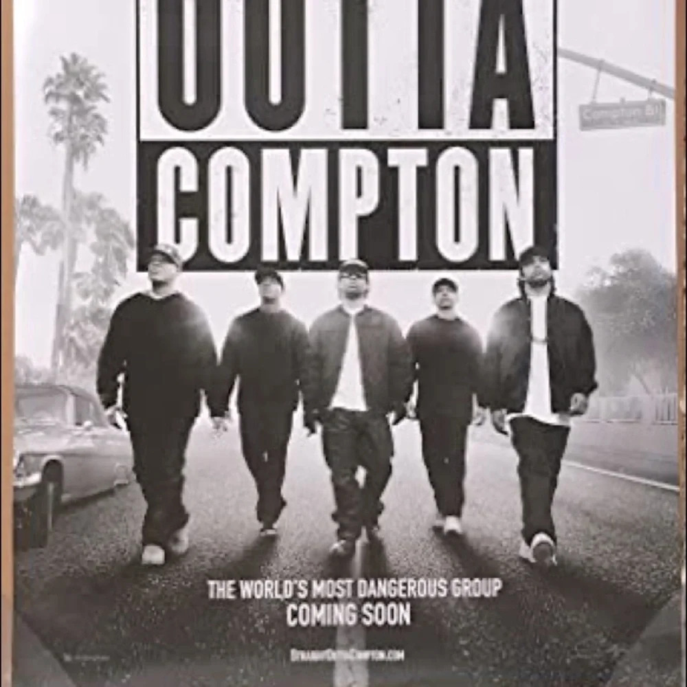 27x40 inch double sided original movie poster for "straight outta compton